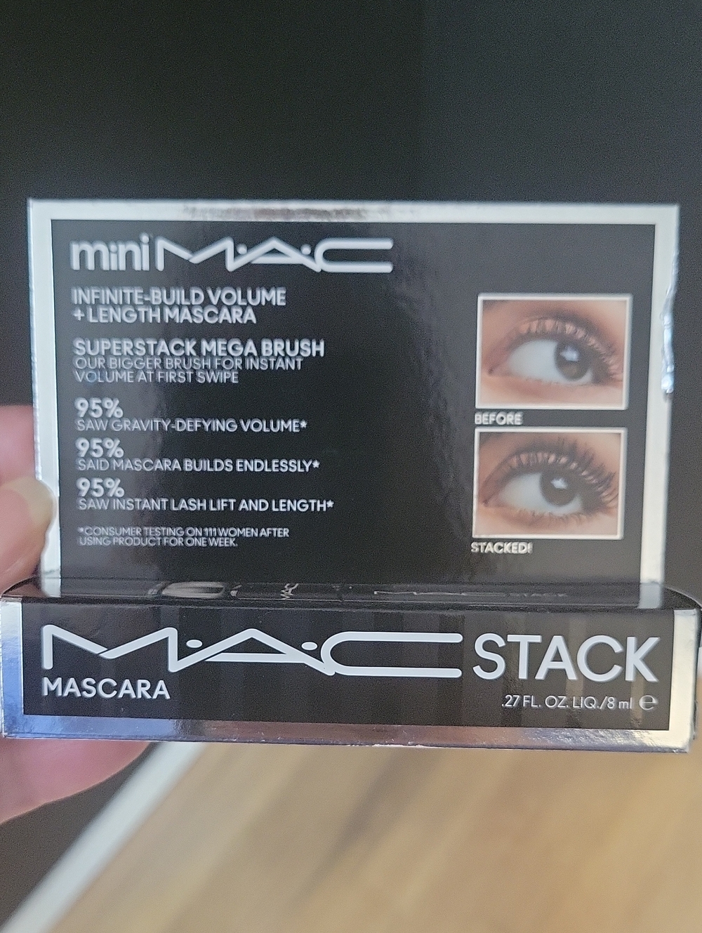 MAC Cosmetics Stack Mini Mascara — Black